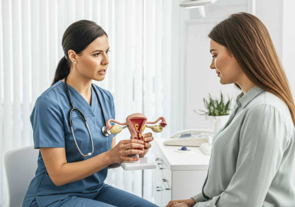 Endometriosis is a disease in which the endometrial(inner lining of the womb) is found outside the womb/uterus.